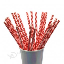 OEM Multi-Colors And Designs Paper Straws For Party And Event Biodegradable Bubble Tea Straws Manufacturer
