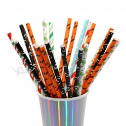 Wholesale patterned eco paper straws recycled china