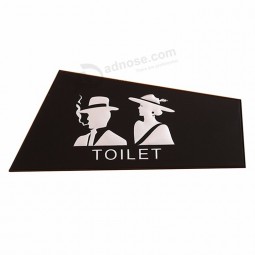 Custom Design Acrylic Toilet Door Sign Acrylic Sign