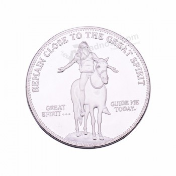 Einzigartiges design maßgeschneiderte 3d ausgefallene rand andenkenmünze
