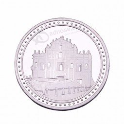 Concurrerende prijs op maat logo metalen antieke souvenir munt