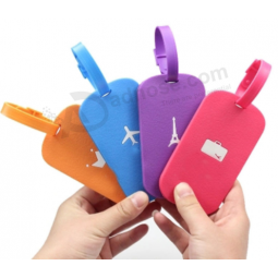 personalized plastic luggage tags for airline or travelling