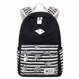 school canvas casual backpack fashion for girls