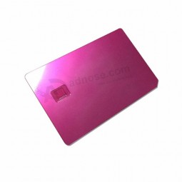 стандартная металлическая кредитная карточка с магнитной полосой cr80