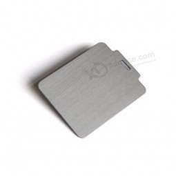 2мм Thickness Blank Aluminium Brushed Metal Business Cards