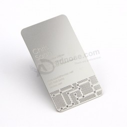 Etched Stainless Steel Metal Cards Business