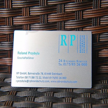 Manufacture Stainless Steel Business Cards Metal