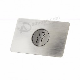 Laser Cut Metal Playing Cards Brushed Business Cards