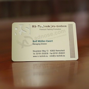Laser Cut Loyalty Cards Metal Cards Business