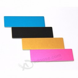 anodized blank metal aluminum plate tag laser cut