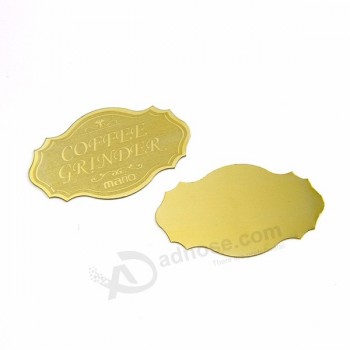Custom Decorative Brass Metal Nameplate Wholesale