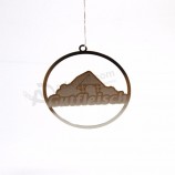 Customized Flat Metal Christmas Decoration and Tree Ornaments