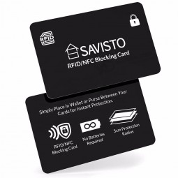 Anti escáner visa tarjeta de crédito protector rfid escudo tarjeta de bloqueo
