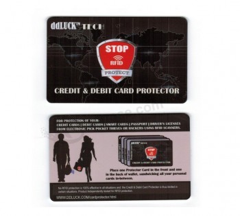 Anti-Diefstal rfid-blokkeerkaart voor id-kaartbeveiliging