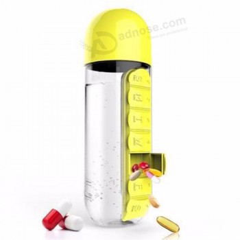 BPA-免费塑料休闲药盒水瓶