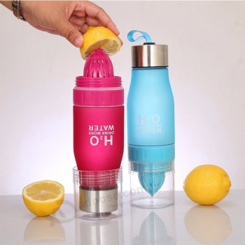 Botella de agua de limón estándar, bebiendo botellas de deporte