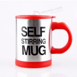 Double Insulated Self Stirring Mug Electric Lazy Automatic Mixing Stainless Steel Travel Coffee Mug