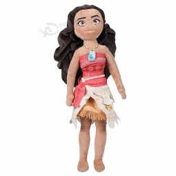 OEM custom stuffed short pile Moana plush doll