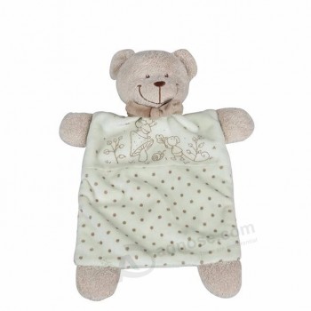 eco-friendly short pile material anime character bear baby comforter