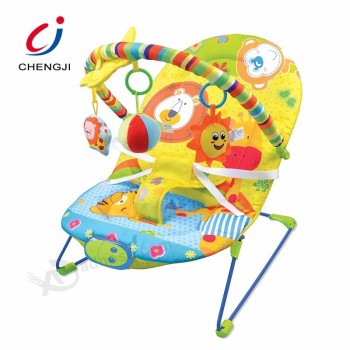 Hot selling rocker moving baby rocking crib with rattle