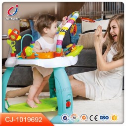 South American market inflatable jumping high baby chair 3 in 1