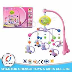 High quality bell rattle rotating musical mobile baby toy for wholesales