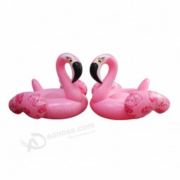 Piscina inflável de lazer flutuar enorme inflável rosa flamingo