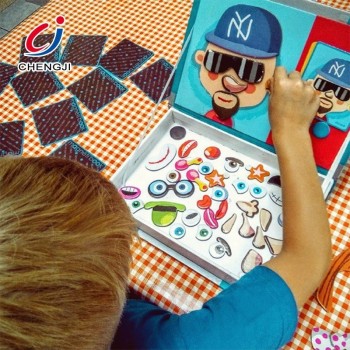 Hoge kwaliteit eco-Vriend 3d magnetisch ontwerp papier legpuzzel op maat