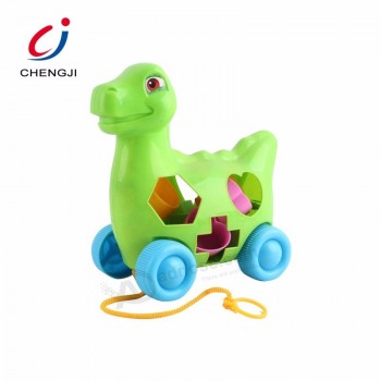 Venda quente engraçado educacional dinossauro brinquedos diy blocos de construção para crianças