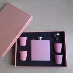 Stainless Steel Hip Flask Set Manufacturers Whiskey liquor flasks FLASK SET for sale alcohol