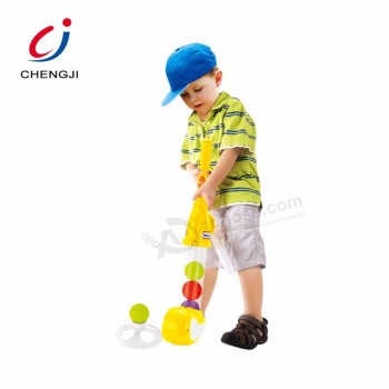 Eco amigável crianças ao ar livre jogo de esportes de plástico jogo de golfe de brinquedo