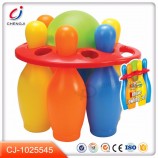Colorido oem plástico kids indoor outdoor bowling toy