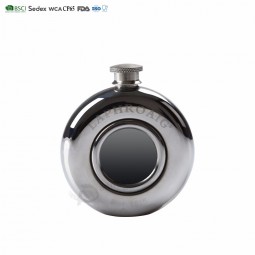 Outdoor Round shape Stainless Steel Hip Flask