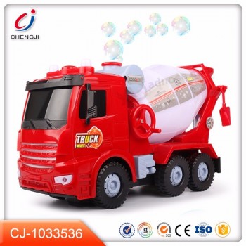 New trend electric engineering trucks bubble machine for kids