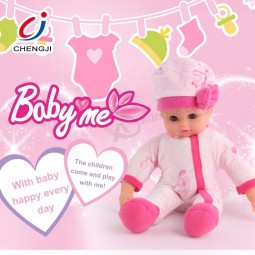 エコ-優しい赤ちゃんのおもちゃシリコン生まれ変わった人形素敵な15インチ人形
