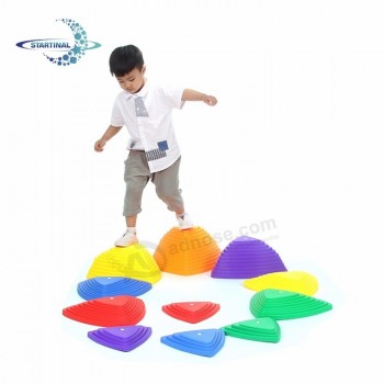 children training balance toy kids plastic balancing stone