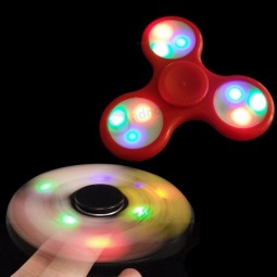 Fabrieksverkoop led spinner fidget speelgoed figet spinner met hybride keramische lagering