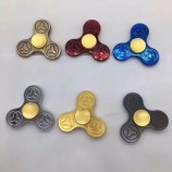 aluminum fidget spinner with 608 hybrid ceramic bearings