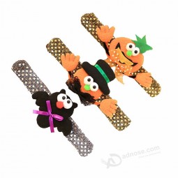 Cartoon LED Slap Band Bracelet Wristband for Kids Halloween Trick of Treat