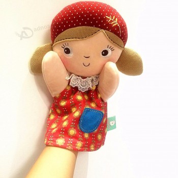 soft toys plush custom educational toy doll  plush hand puppet