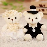 Gros partie de décoration de mariage couple mignon ours de mariage en peluche