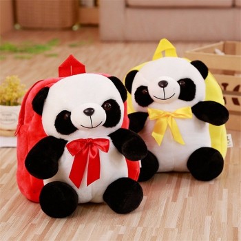 Simpatico panda a tracolla per animali con tracolla in peluche per bambini