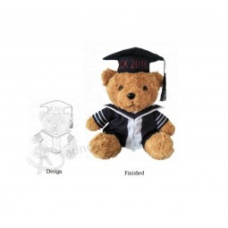 soft stuffed animal plush custom teddy bear graduation with shirt