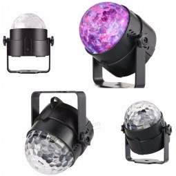 Crystal music control LED Ball Spotlight Projector Light for Disco DJ