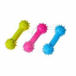 Factory Production Eco Friendly Barbell TPR Pet Dog Toys