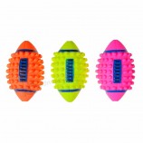 Indestructible American Foot Dog Toy Squeaky Dog Ball Football Shaped Chew Pet Toy