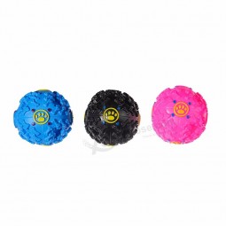 Factory Price Durable Squeaky Ball Rubber Dog Toy Leaking Food Ball for Dog