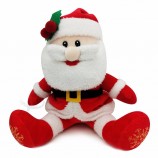plush Christmas decoration supplies sitting santa claus doll navidad