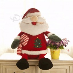 new custom stuffed plush Christmas deco santa claus doll navidad