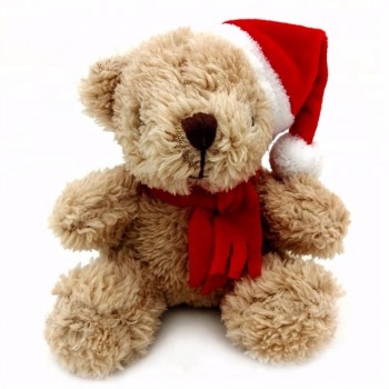 Novo bonito brinquedos de pelúcia de natal para crianças navidad natal ursos de pelúcia